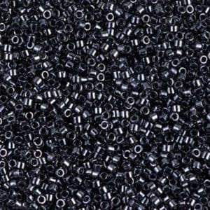 Miyuki Délica 11/0 DB0001 Jet Hematite 8g
