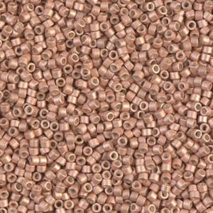 Miyuki Délica 11/0 DB1155 Rose Gold Galvanisé Mat 5g