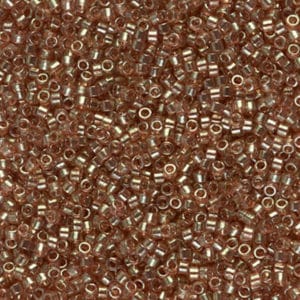 Miyuki Délica 11/0 DB0102 Rose lustré doré 8g