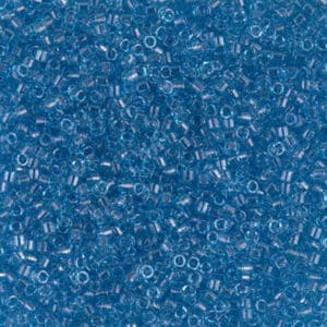 Miyuki Délica 11/0 DB0113 Bleu transp. lustré 8g