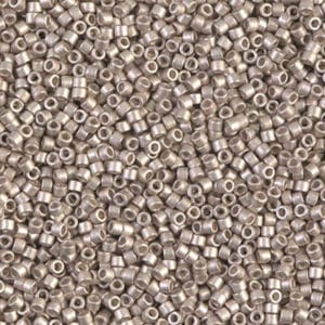 Miyuki Délica 11/0 DB1158 Gris Métal. Semi-Mat 5g
