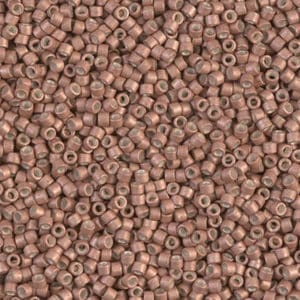 Miyuki Délica 11/0 DB1165 Brun Clair Galvanisé Mat 5g