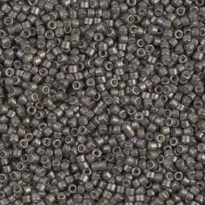 Miyuki Délica 11/0 DB1186 Gris Graphite Galvanisé Mat 5g