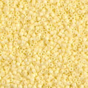 Miyuki Délica 11/0 DB2101 Citron Givré Cl. Opaque Duracoat 8g