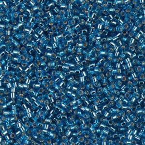 Miyuki Délica 11/0 DB0149 Turquoise Int. Argent  8g