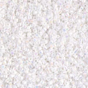 Miyuki Délica 11/0 DB0202 Blanc Opaque AB 8g