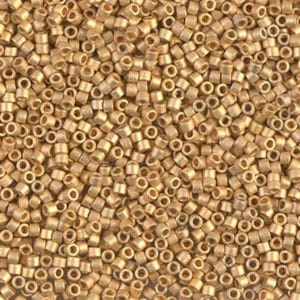 Miyuki Délica 11/0 DB0331 Jaune doré métal Mat 22ct 3g