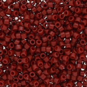 Miyuki Délica 11/0 DB2354 Rouge F. Opaque teinté Duracoat 8g
