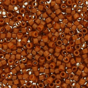 Miyuki Délica 11/0 DB2352 Orange F. Opaque teinté Duracoat 8g