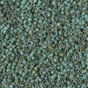 Miyuki Délica 11/0 DB2264 Turquoise Opaque Picasso 8g