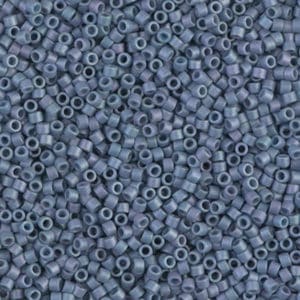 Miyuki Délica 11/0 DB0376 Bleu Gris clair métallisé mat 5g