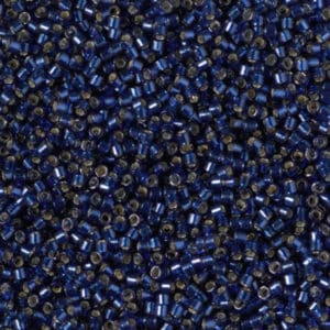 Miyuki Délica 11/0 DB2191 Marine teinté intérieur Argent Duracoat 8g
