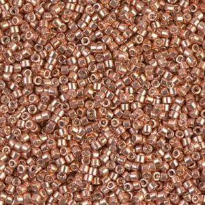 Miyuki Délica 11/0 DB0434 Rose Gold galvanisé 5g