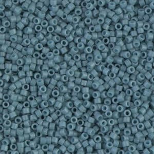 Miyuki Délica 11/0 DB0792 Bleu Schiste opaque semi-mat 8g