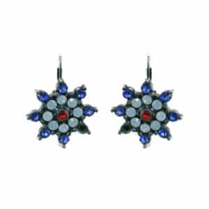 Femme de foot boucles d'oreille