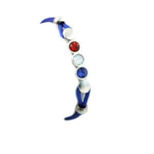 Femme de foot bracelet 3 strass