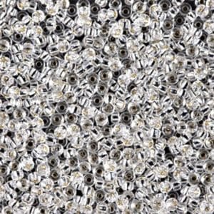 Miyuki Rocailles 11/0 N°1 Argent 8grs