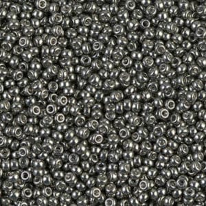 Miyuki Rocailles 11/0 N° 1087 Gris Vert métallisé 8grs