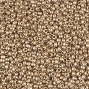 Miyuki Rocailles 11/0 N° 193F Doré clair mat 2grs