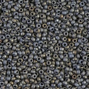 Miyuki Rocailles 11/0 N° 2002 Gris foncé métallisé mat 8grs