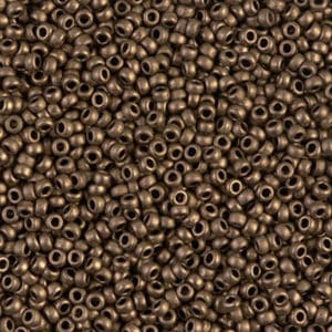 Miyuki Rocailles 11/0 N° 2006 Bronze métallisé mat 8grs