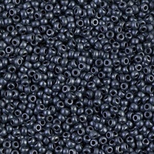 Miyuki Rocailles 11/0 N° 2011 Hématite Métallisé Mat 8grs
