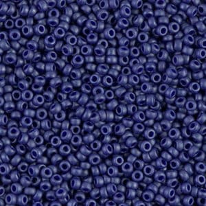 Miyuki Rocailles 11/0 N° 2075 Cobalt Opaque Mat 8grs