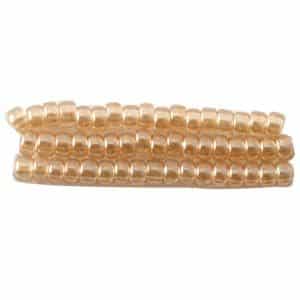 Miyuki Rocailles 11/0 N° 2439 Beige transparent lustré 8grs