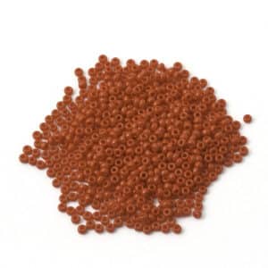 Miyuki Rocailles 11/0 N° 408D Rouge Foncé Opaque 8grs