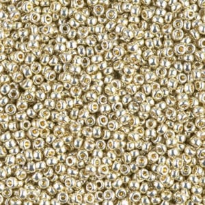 Miyuki Rocailles 11/0 N° 4201 Argent galvanisé Duracoat 8grs
