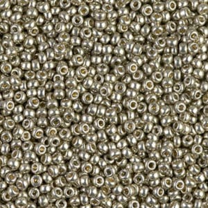 Miyuki Rocailles 11/0 N° 4221 Argent Foncé Galvanisé 8grs