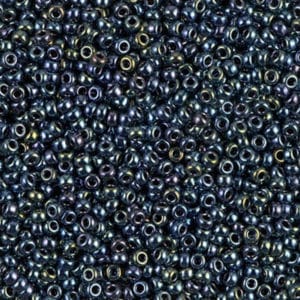 Miyuki Rocailles 11/0 N° 456 Bleu Foncé Métallique 8grs