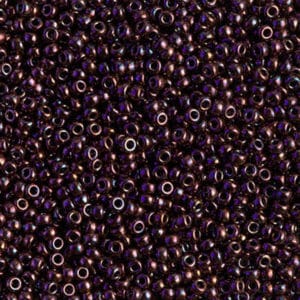 Miyuki Rocailles 11/0 N° 460 Framboise Métallisé 8grs
