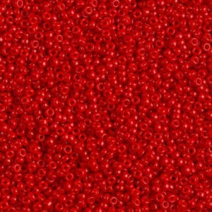 Miyuki Rocailles 15/0 N°1684 Rouge opaque 8 grs