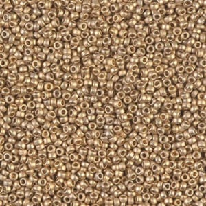 Miyuki Rocailles 15/0 N°193F Doré Clair Mat 2grs