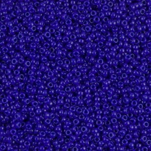 Miyuki Rocailles 15/0 N°414 Bleu Foncé Opaque 8grs