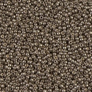 Miyuki Rocailles 15/0 N°4222 Nickel galvanisé 8grs