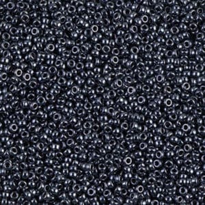 Miyuki Rocailles 15/0 N°451 Hematite 8grs