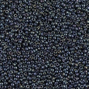 Miyuki Rocailles 15/0 N°456 Bleu Foncé métallique 8grs