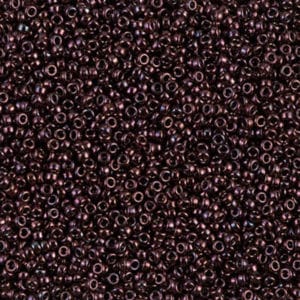 Miyuki Rocailles 15/0 N°460 Framboise Métallisé 8grs