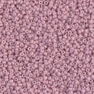 Miyuki Rocailles 15/0 N°599 Vx Rose Opaque lustré 8grs