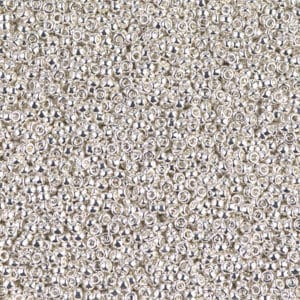 Miyuki Rocailles 15/0 N°961 Argent Métal