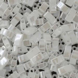 Miyuki Sachet 10g Half Tila 5x2.3x1.9mm Blanc Ceylon N°511