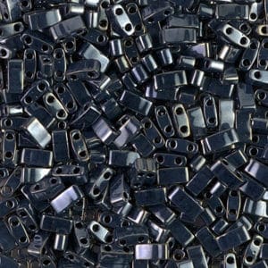 Miyuki Sachet 10g Half Tila 5x2.3x1.9mm Hématite N°464