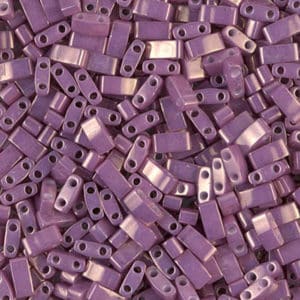 Miyuki Sachet 10g Half Tila 5x2.3x1.9mm Mauve Opaque Lustré N°1867