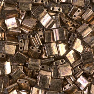 Miyuki Sachet 10g Tila 5x5x1.9mm Bronze Foncé Métallisé N°457
