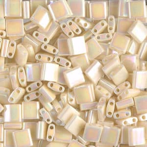 Miyuki Sachet 10g Tila 5x5x1.9mm Ivoire Nacré N°486