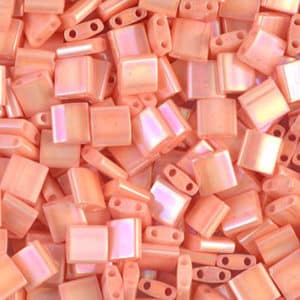 Miyuki Sachet 10g Tila 5x5x1.9mm Pêche Opaque Lustré N°596