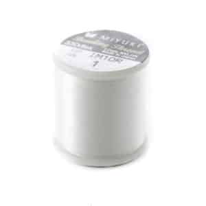 Bob. 50m Fil Miyuki Beading Blanc