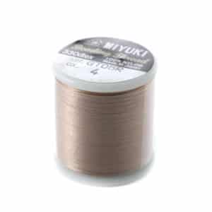 Bob. 50m Fil Miyuki Beading Brun Clair
